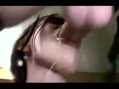 Incest bro fucking his sister inside the mouth